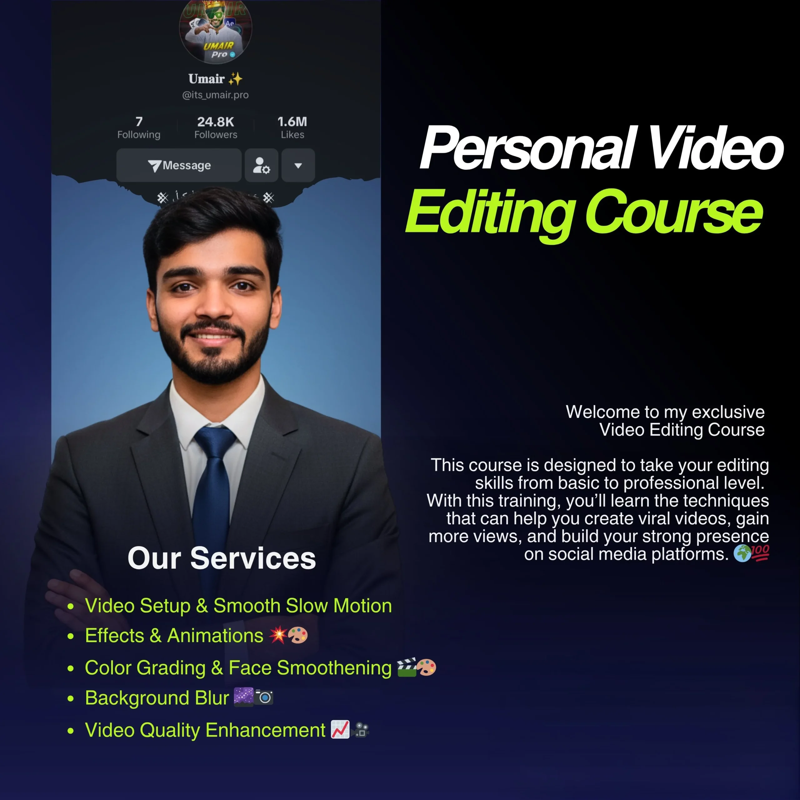 Personal Video Editing Course